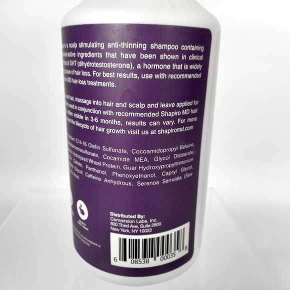 Shapiro MD Hair Loss Growth Shampoo and Conditioner Set DHT Blocking 8oz - Picture 5 of 7